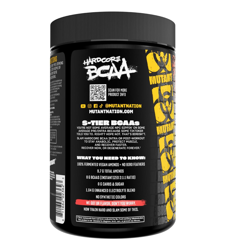 Mutant Hardcore BCAA 390g Ananass — Pineapple — Powder view 4